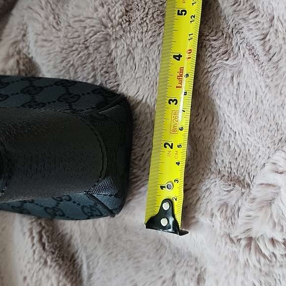 Authentic black Gucci canvas shoulder bag - Picture 7 of 13